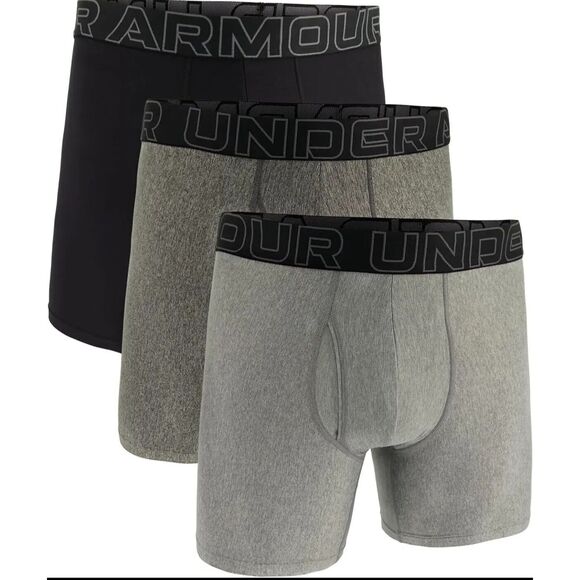 Under Armour UUSHJ823-053 Men's Sz M Multi Tech 6" Boxerjock Briefs, 3-Pack - Picture 7 of 7